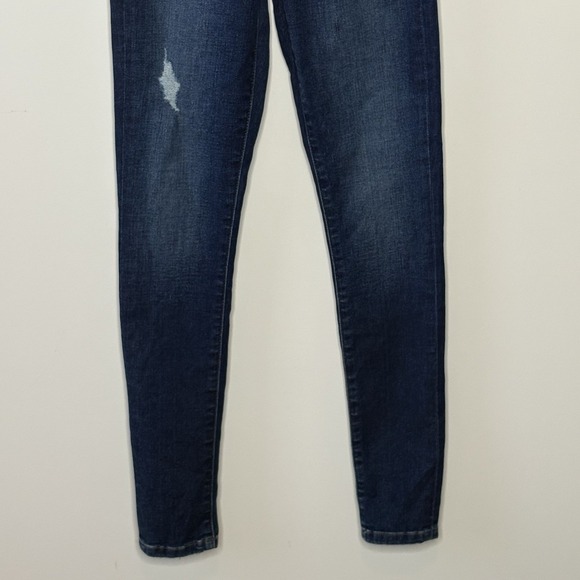 Joe's Jeans Flawless Skinny Ankle Jeans Size 24 Kimbra Wash Distressed Mid Rise - Picture 10 of 13